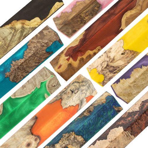 Fusion hybrid pen blanks