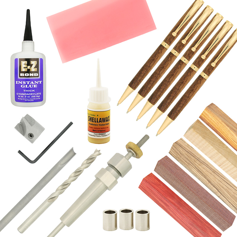 Pen turning starter packs for beginners