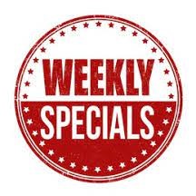 Weekly specials