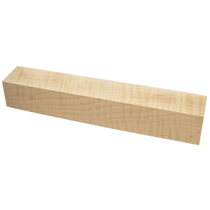 Curly Maple spindle blank 2 x 2 x 12 - product of Canada