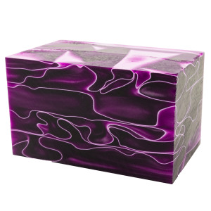 Acrylic bottle stopper & ring block #543 - Ultra Violet