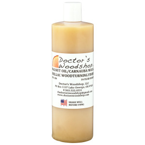 Doctor's Woodshop Walnut Oil/Carnuba Wax and Shellac Woodworking Finish 473 mL/16 oz