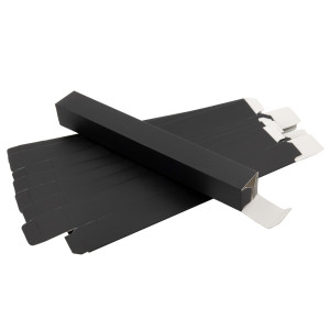 Matte black cardboard pen box 10 pack