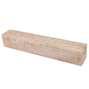 Stabilized Curly Maple spindle blank natural 2 x 2 x 12 - product of Canada