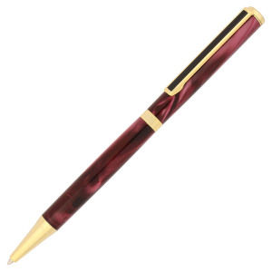 Slimline ballpoint pen kit gold 