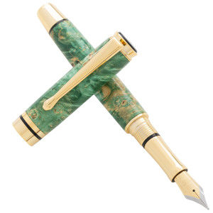Cyclone fountain pen kit by Beaufort upgrade gold