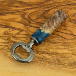 Bottle opener kit black nickel