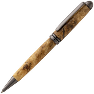 Budget Round Top European pen kit 7 mm gun metal