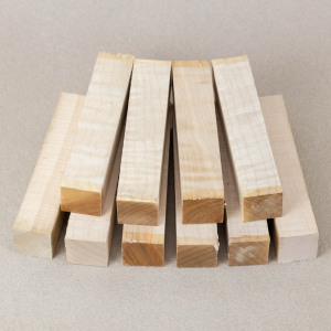 Curly Maple pen blanks 1