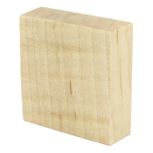 Stabilized curly maple ring blanks - natural