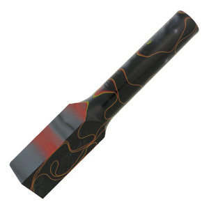Acrylic pen blanks #529 - Gunmetal Swirl