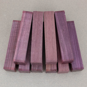 Purpleheart pen blanks 1