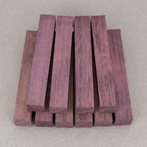 10-pack of Purpleheart pen blanks 