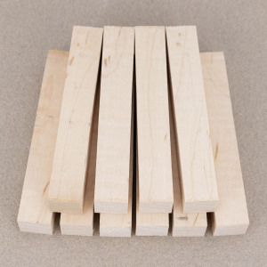 Soft Maple pen blanks 10 pack - product of Canada
