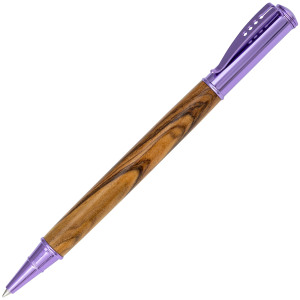 Snap Cap rollerball pen kit purple
