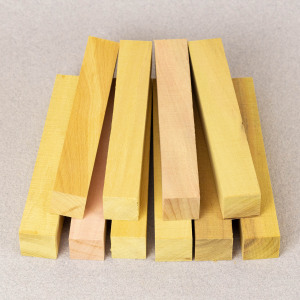Yellowheart (Pau Amarello) pen blanks - 10 pack