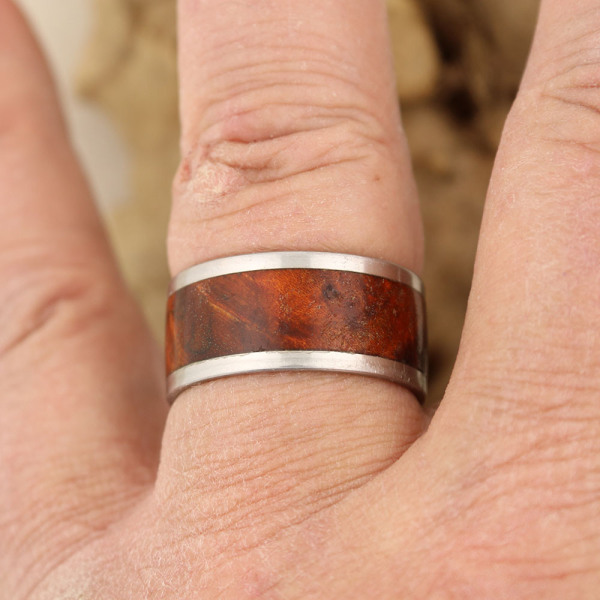 JDG stainless steel two piece ring core 8 mm width