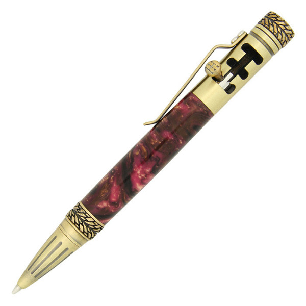 Gear shift pen kit antique brass