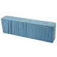 Knife block - Stabilized Curly Maple electric blue 1 x 1-1/2 x 5 - product of Canada
