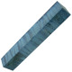 Stabilized curly maple pen blanks electric blue - product of Canada