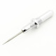 Stiletto tip for threaded DOUBLE seam ripper chrome