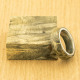 Stabilized buckeye burl ring blank natural 