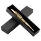 Black cardboard pen box  - single