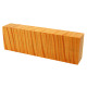 Knife block - Stabilized Curly Maple orange 1 x 1-1/2 x 5 - product of Canada