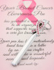 Slimline breast cancer awareness clip chrome