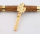 Slimline pen clip deer gold - five-pack 