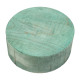 Curly Maple stabilized bowl blanks round teal - 2