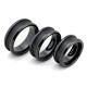 INLAY ring core black ceramic - 4 mm wide inlay groove