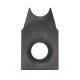 Easy Wood Tools Negative Rake Carbide Beading Cutter, 3/16''