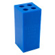 Silicone casting mold vertical for four round blanks 3/4 x 5-3/8 
