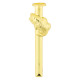 Slimline pen clip bass gold - single