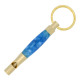 Whistle key ring gold