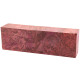 Knife block - Stabilized Maple Burl extreme pink 1 x 1-1/2 x 5