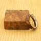Stabilized Redwood Lace Burl ring blank - EXCEPTIONAL