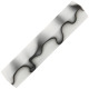 Acrylic pen blanks #02 - Black and White Pearl
