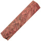 Stabilized maple burl pen blanks - red