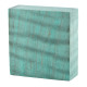 Stabilized curly maple ring blanks - ocean blue