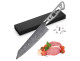 AUS-10 Japanese Damascus Kiritsuke culinary blade - 8