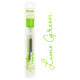Pentel EnerGel liquid gel rollerball pen ink refill lime green - one pack