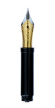 Bock left hand fountain pen replacement nib #5 medium bi-colour