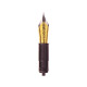 Bock left hand fountain pen replacement nib #6 medium bicolour