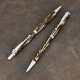 Budget Fancy Slimline pen & pencil kit set chrome