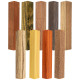 9-pack exotic wood pen blanks