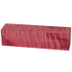 Stabilized curly maple project BLOCK 1-1/2 x 1-1/2 x 6 red - product of Canada