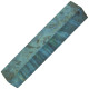 Stabilized Buckeye burl pen blanks electric blue