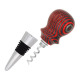 Cork screw bottle stopper chrome